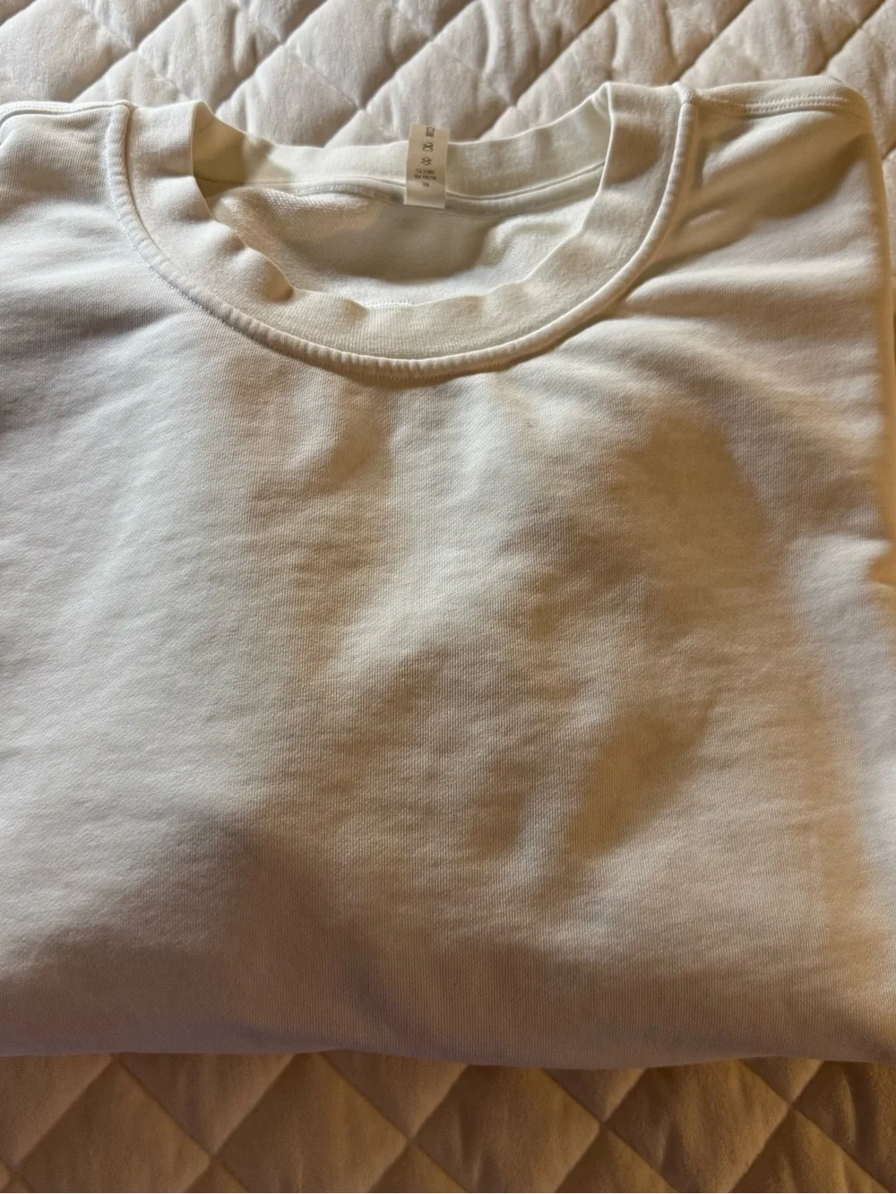 Lululemon Embossed Wordmark Oversized Crewneck Pullover Size 14